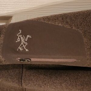 Relaxed Fit Brown Hooded Fleece L